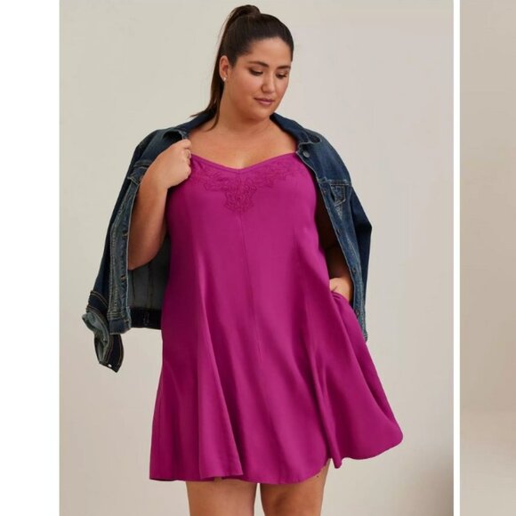 torrid Dresses & Skirts - Torrid Trapeze Mini Dress - Challis Size 4 4x